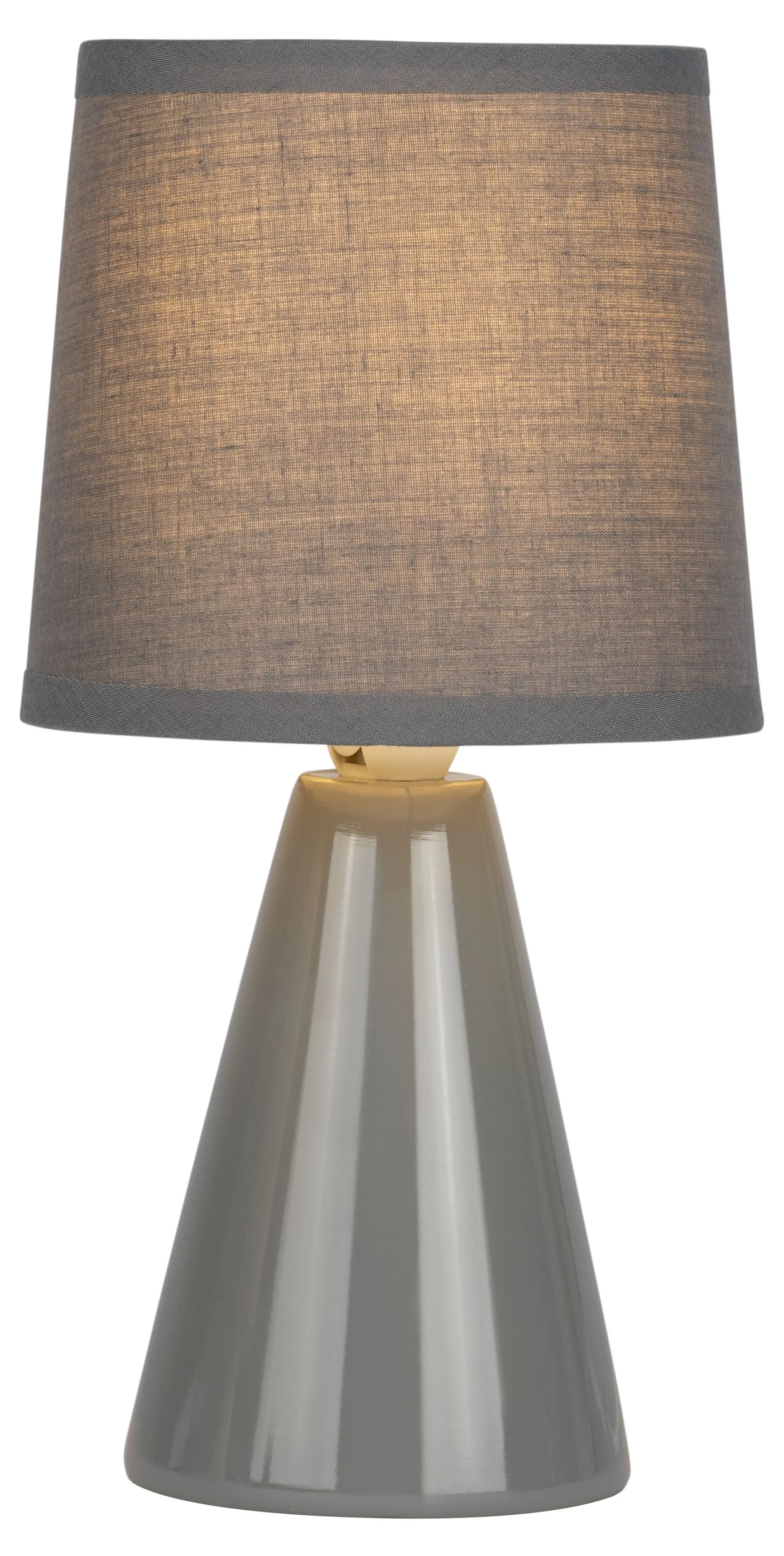 Grey top desk lamp