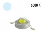 Фито светодиод 3 Вт 6000-6500K (холодный белый) без PCB