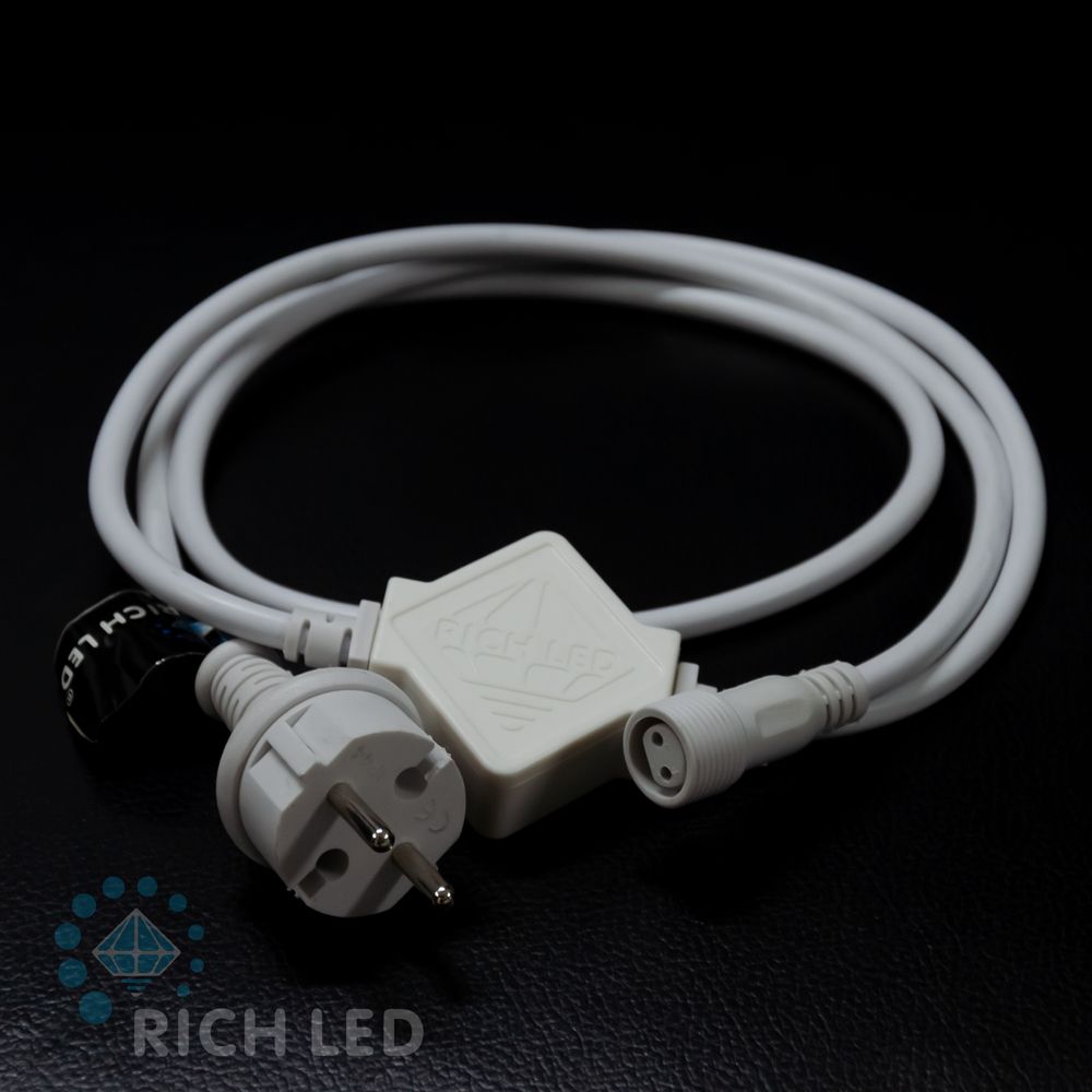 Блок питания универсальный для статичных и флэш изделий Rich LED. 2А. Для соединения до 10 шт., провод белый, 220 В. Блок питания универсальный для статичных и флэш изделий Rich LED. 2А. Для соединения до 10 шт., провод белый, 220 В.