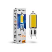 Лампочка Voltega 7088 Capsule G9 4 W 2800 K Прозрачный цоколь G9