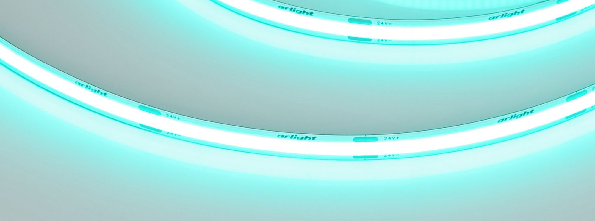 Лента COB-X480-8mm 24V Emerald (8 W/m, IP20, 5m) (Arlight, -)